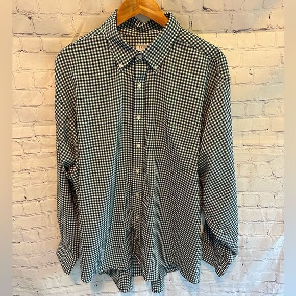 IZOD Plaid Button Down Shirt Men’s Size 18-18.5 34/35 - Picture 1 of 7